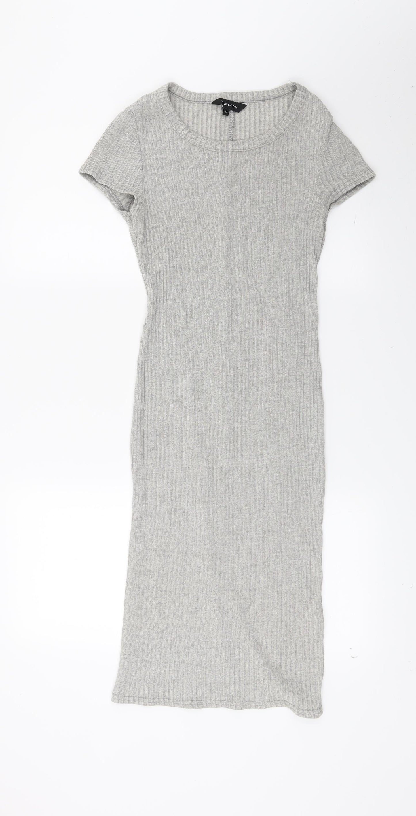 New Look Womens Grey   Jumper Dress  Size 12