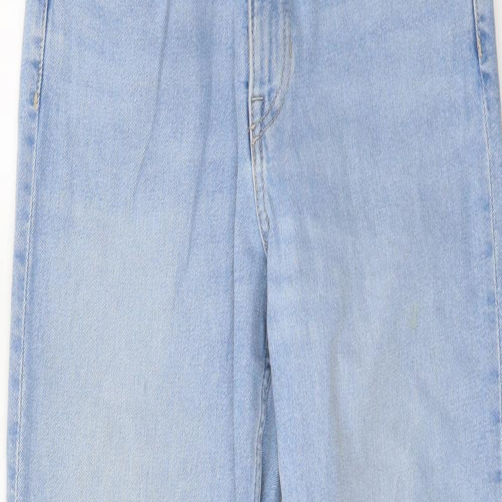 New Look Womens Blue  Denim Straight Jeans Size 8 L24 in