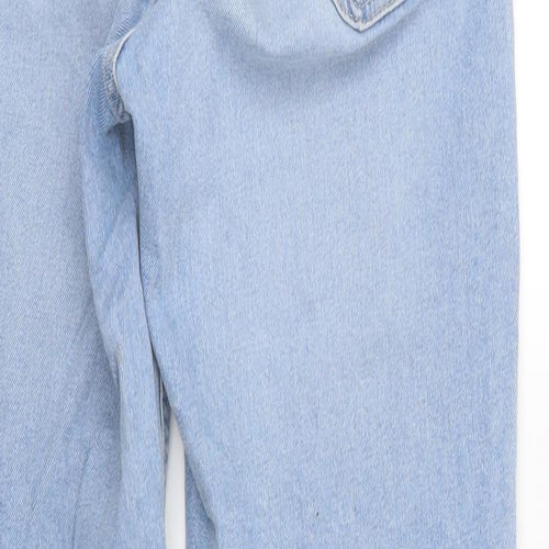 New Look Womens Blue  Denim Straight Jeans Size 8 L24 in