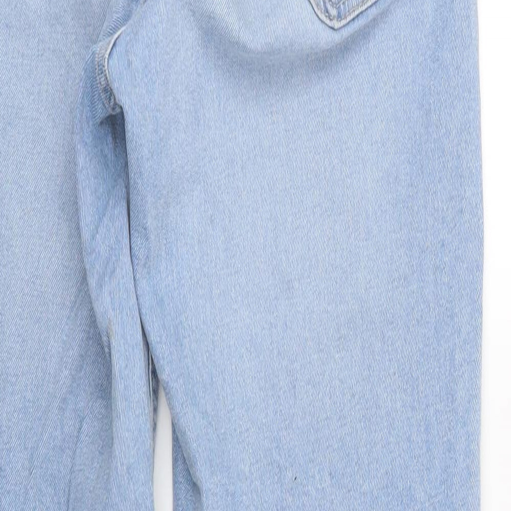 New Look Womens Blue  Denim Straight Jeans Size 8 L24 in