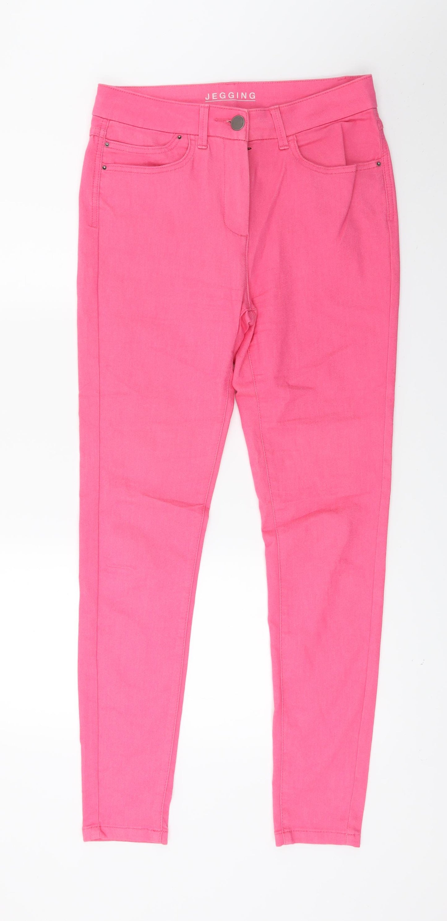 Marks and Spencer Womens Pink  Denim Jegging Jeans Size 10 L26 in