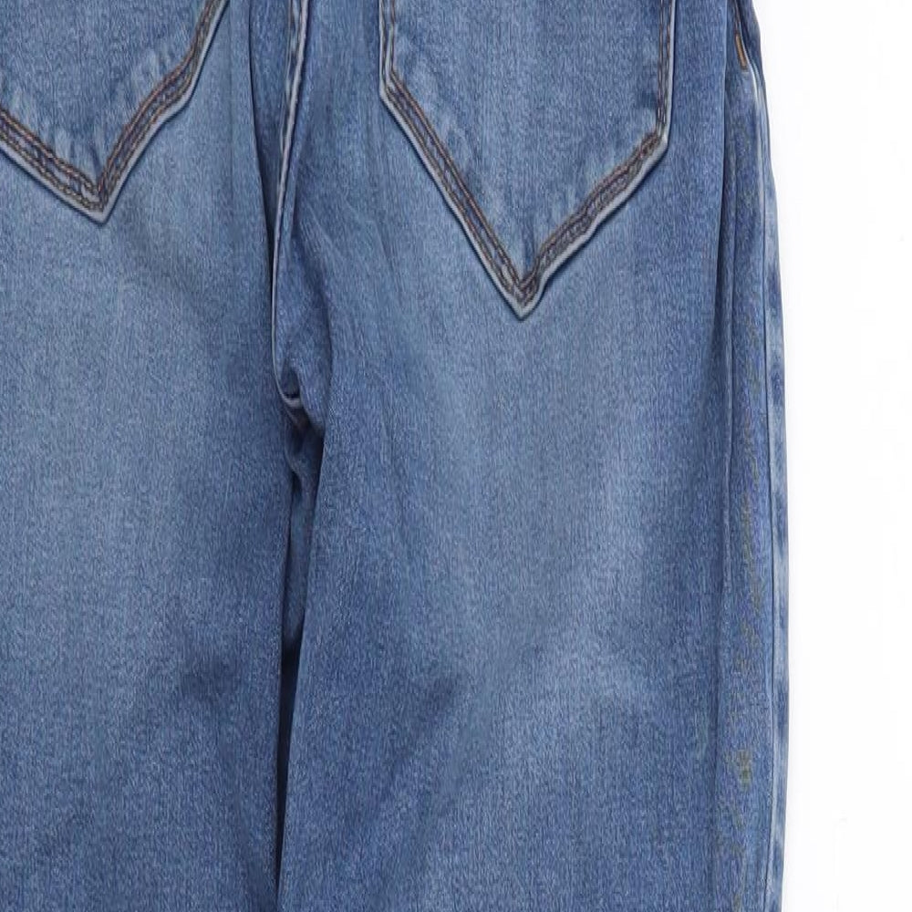 Mango Womens Blue  Denim Skinny Jeans Size 10 L26 in