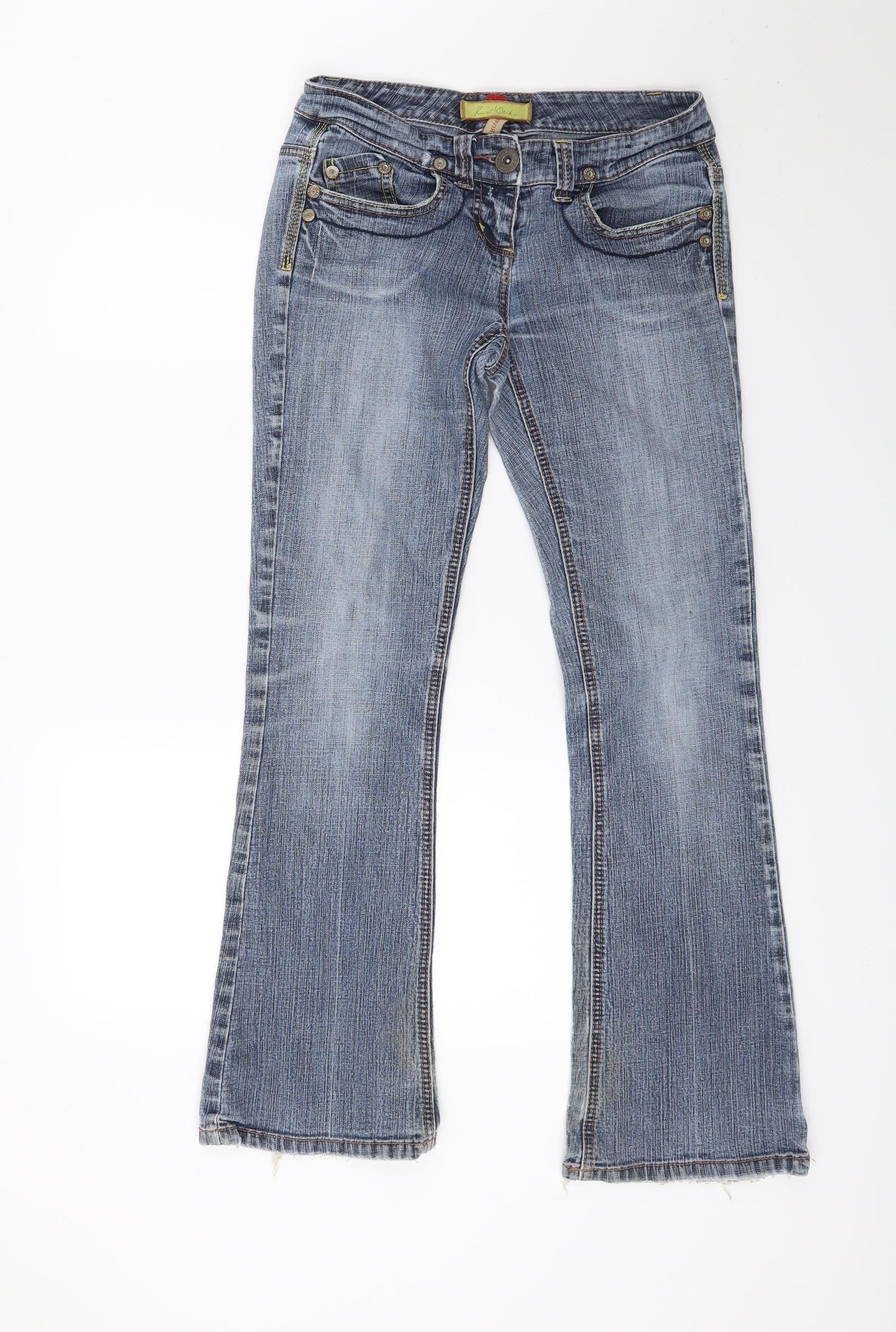 River Island Womens Blue  Denim Bootcut Jeans Size 8 L27 in