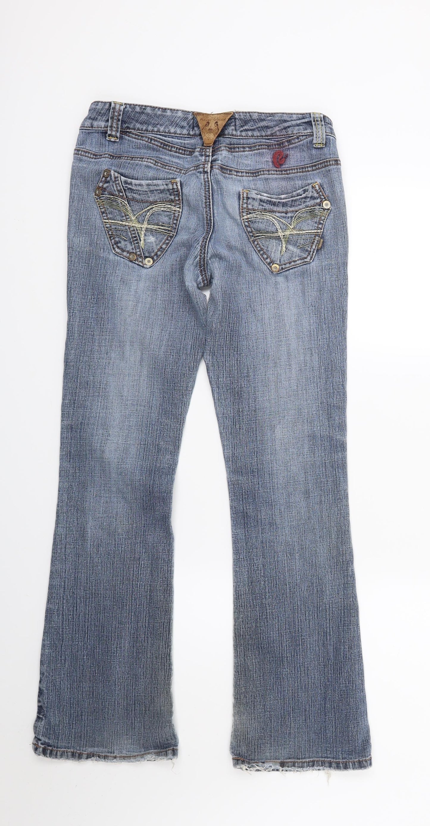 River Island Womens Blue  Denim Bootcut Jeans Size 8 L27 in