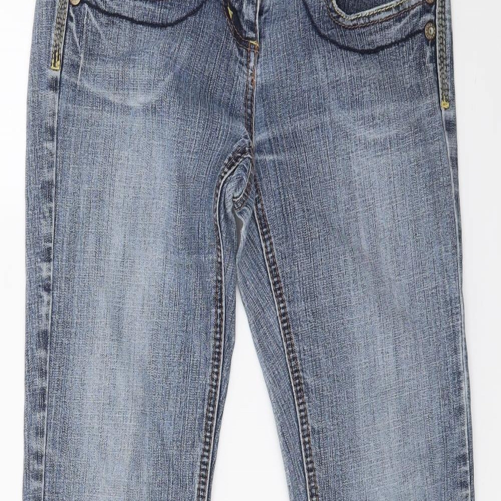 River Island Womens Blue  Denim Bootcut Jeans Size 8 L27 in