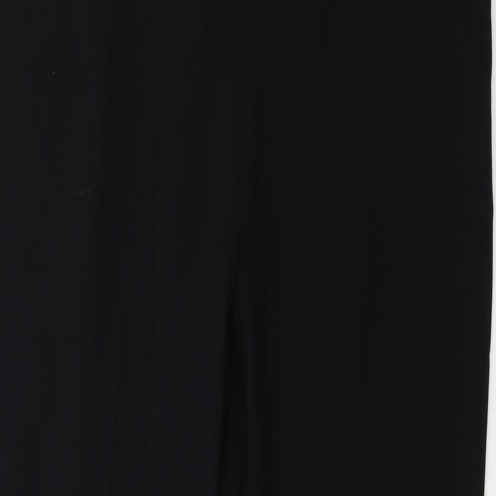 Marks and Spencer Womens Black   Trousers  Size 18 L25 in