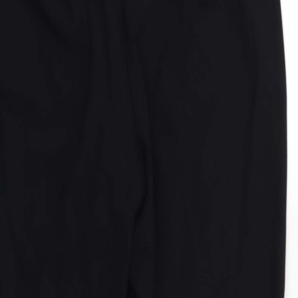 Marks and Spencer Womens Black   Trousers  Size 18 L25 in