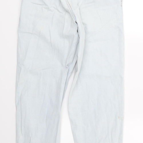 Primark Womens Blue  Denim Tapered Jeans Size 6 L26 in