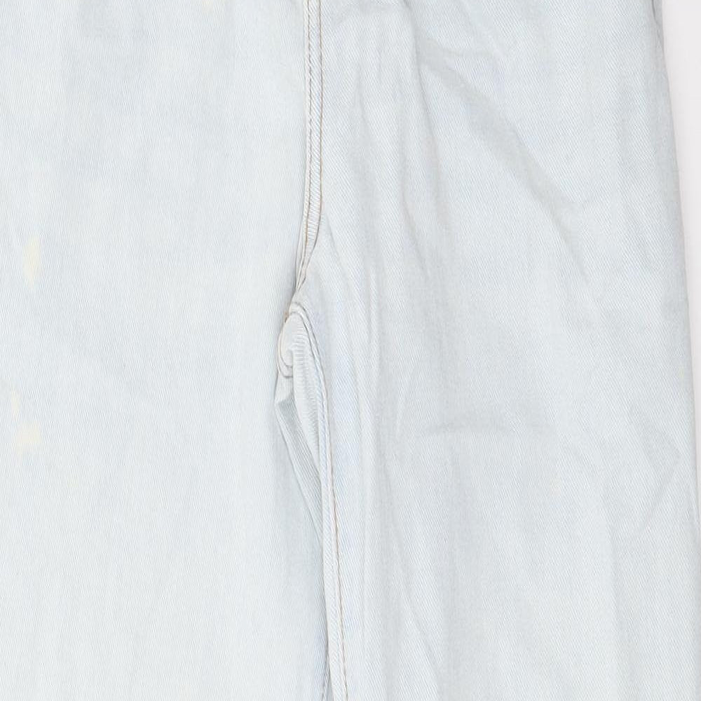 Primark Womens Blue  Denim Tapered Jeans Size 6 L26 in