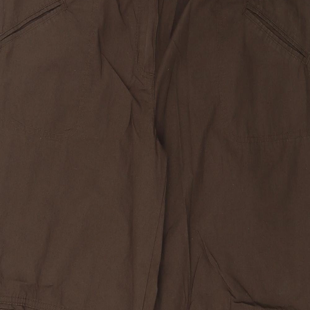 George Womens Brown   Capri Trousers Size 18 L25 in