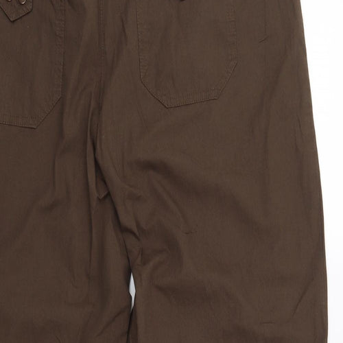George Womens Brown   Capri Trousers Size 18 L25 in