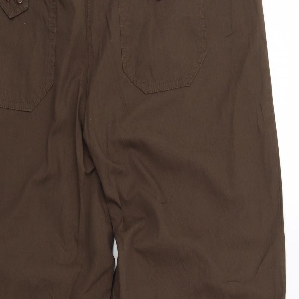 George Womens Brown   Capri Trousers Size 18 L25 in