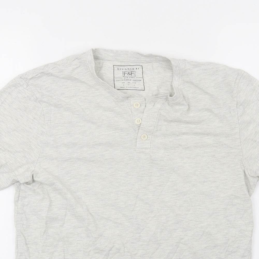 F&F Mens White    T-Shirt Size S