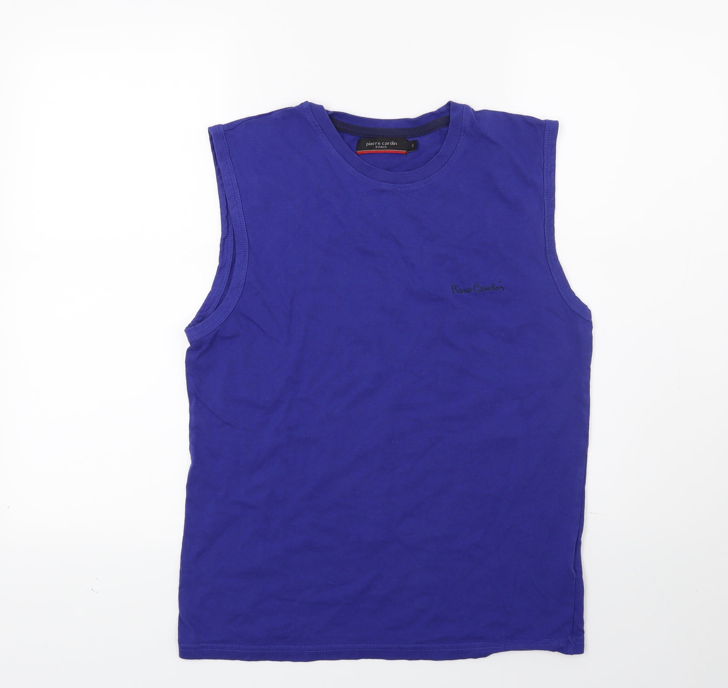 Pierre Cardin Mens Blue  Jersey  T-Shirt Size S