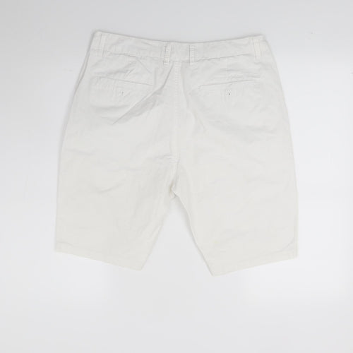 Pierre Cardin Womens White   Bermuda Shorts Size S