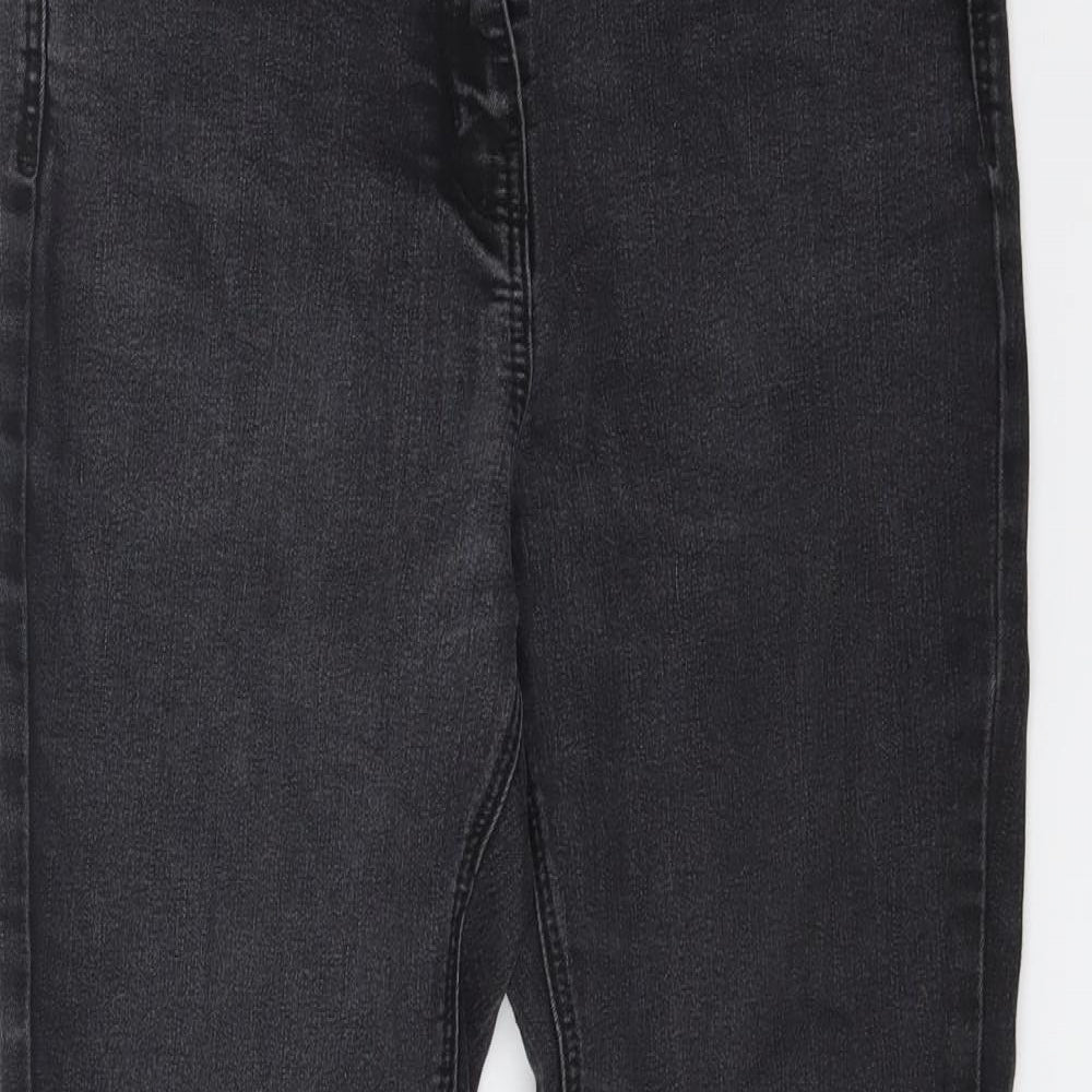 George Womens Black  Denim Skinny Jeans Size 10 L25 in