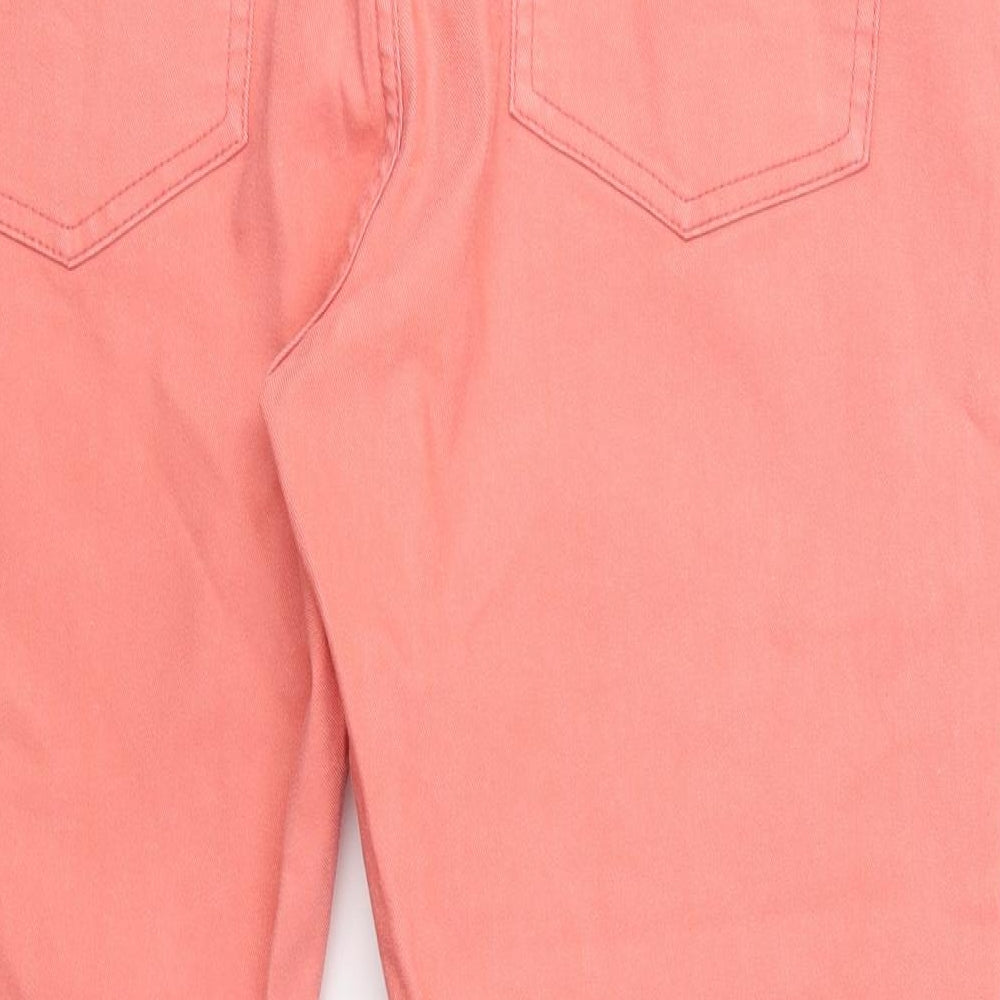 George Womens Red  Denim Capri Jeans Size 18 L22 in