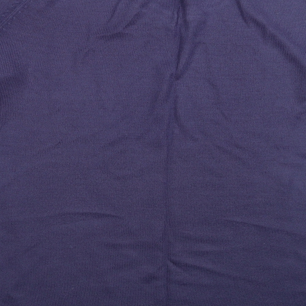 F&F Mens Blue  Knit Pullover Jumper Size S