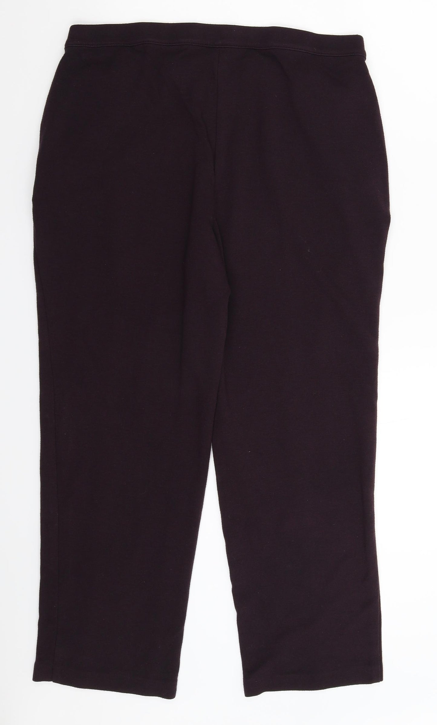 Marks and Spencer Womens Purple   Trousers  Size 16 L26 in