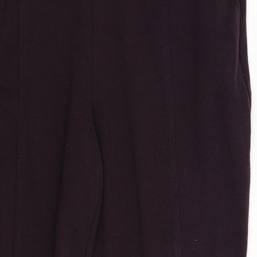 Marks and Spencer Womens Purple   Trousers  Size 16 L26 in