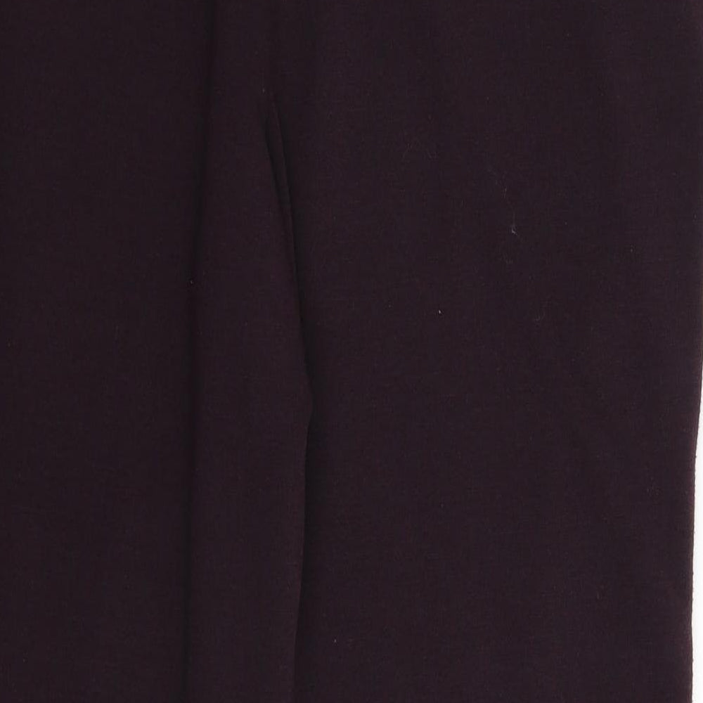 Marks and Spencer Womens Purple   Trousers  Size 16 L26 in