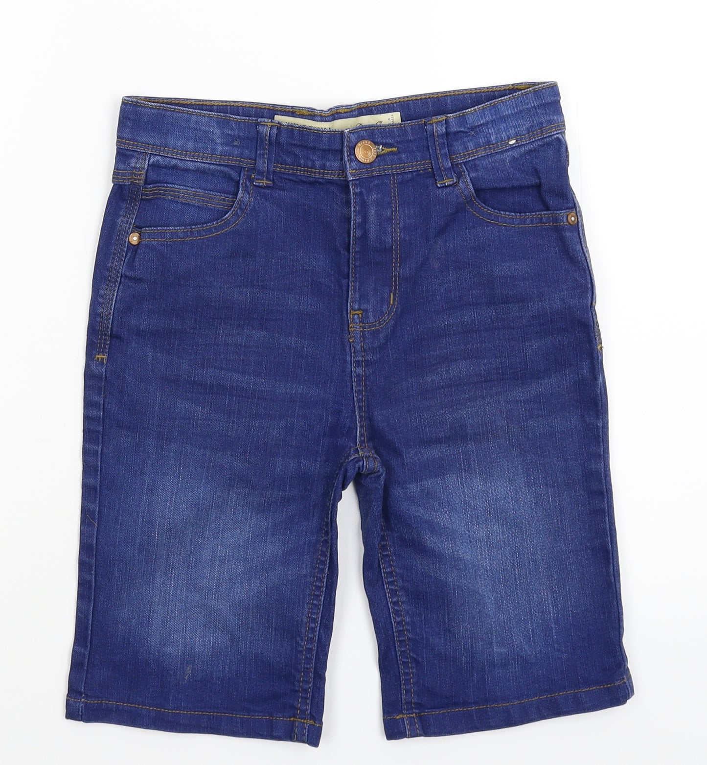 Denim & Co. Girls Blue  Denim Bermuda Shorts Size 10 Years