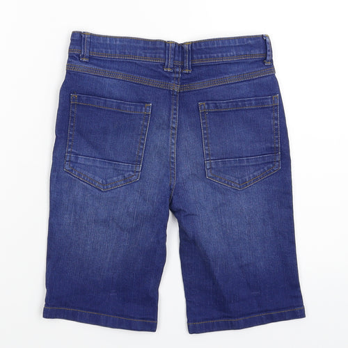 Denim & Co. Girls Blue  Denim Bermuda Shorts Size 10 Years