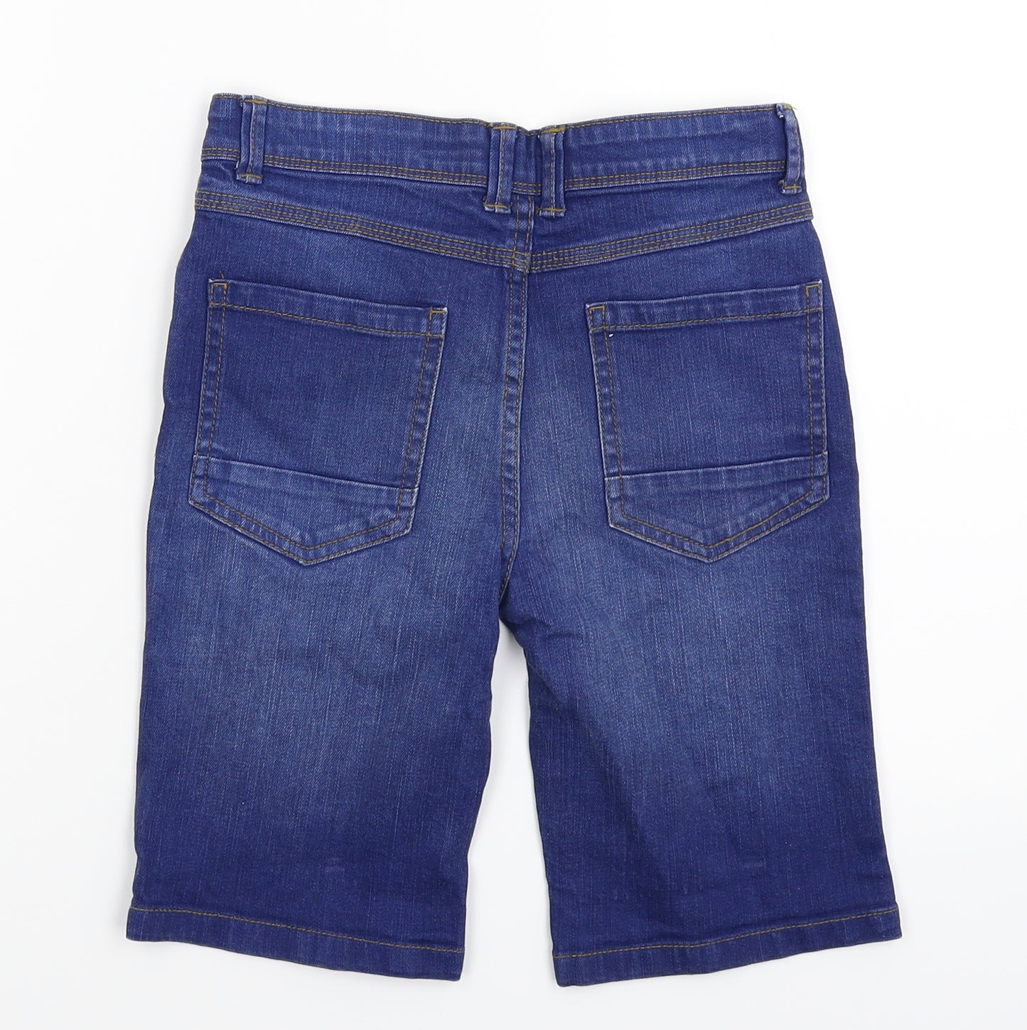 Denim & Co. Girls Blue  Denim Bermuda Shorts Size 10 Years