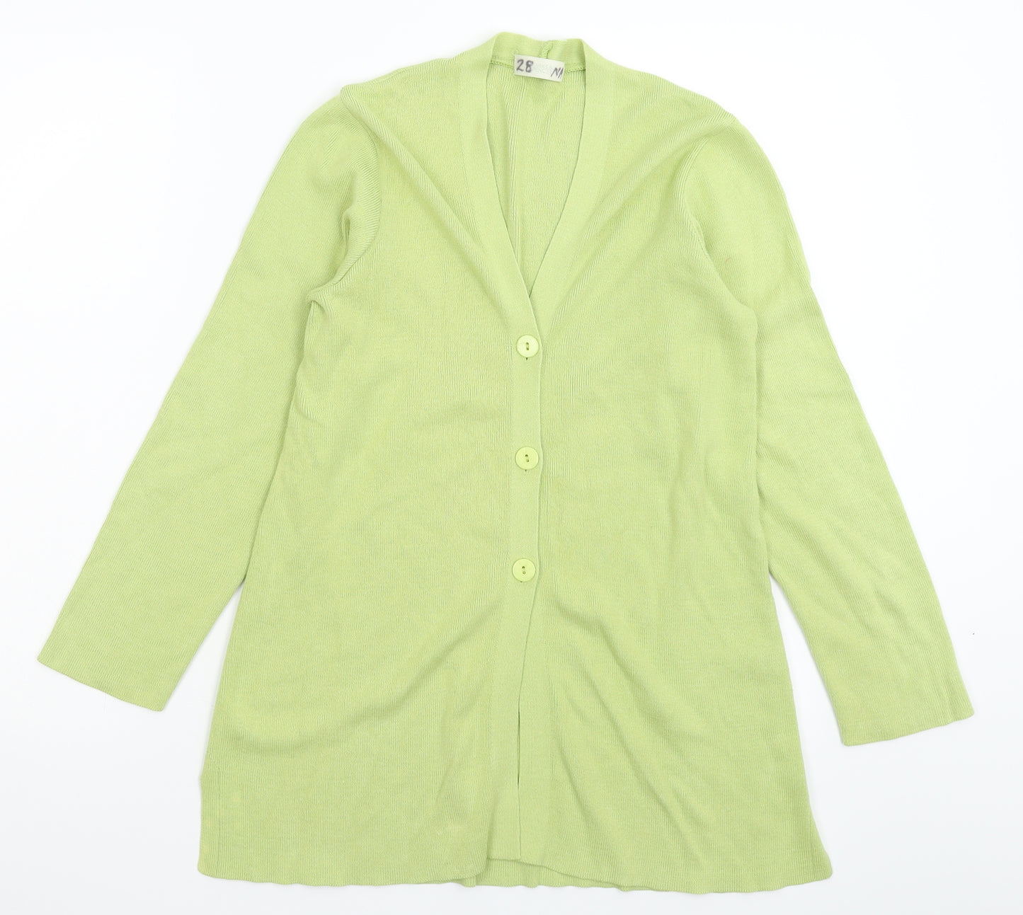 Marks and Spencer Womens Green  Knit Cardigan Jumper Size 8