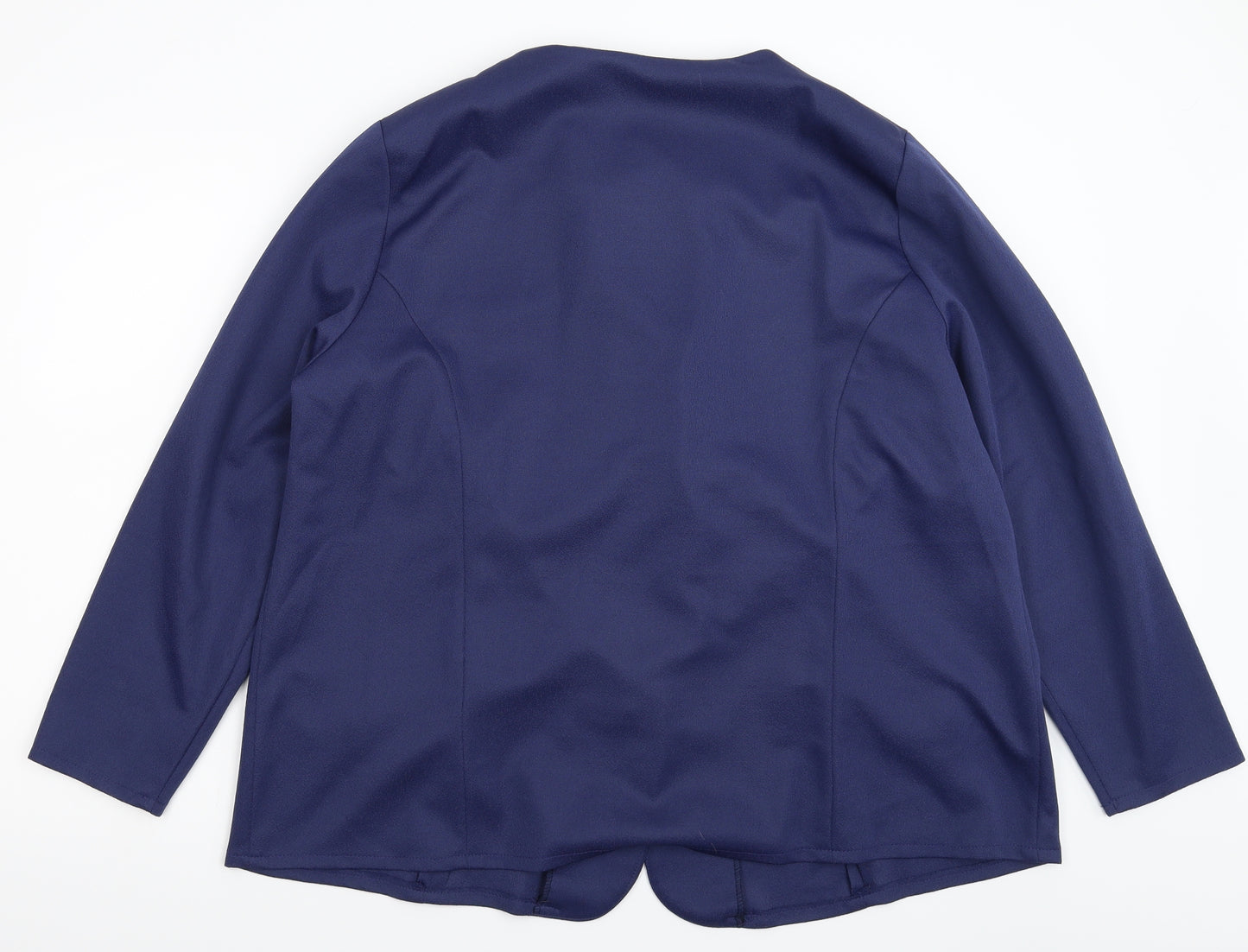 Preworn Womens Blue   Jacket Blazer Size 24