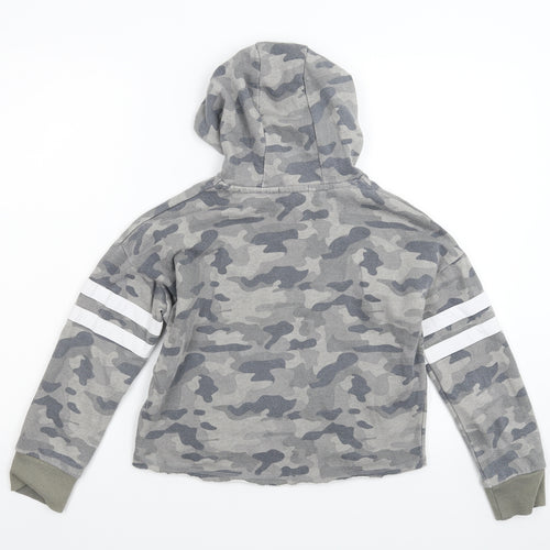 Primark Girls Multicoloured Camouflage  Pullover Hoodie Size 11-12 Years
