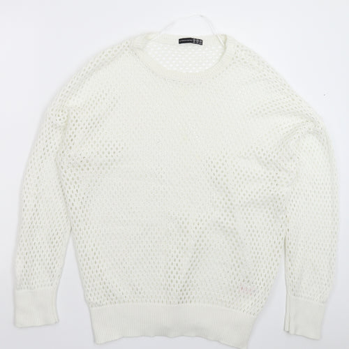 Atmosphere Womens White  Knit Pullover Jumper Size 18