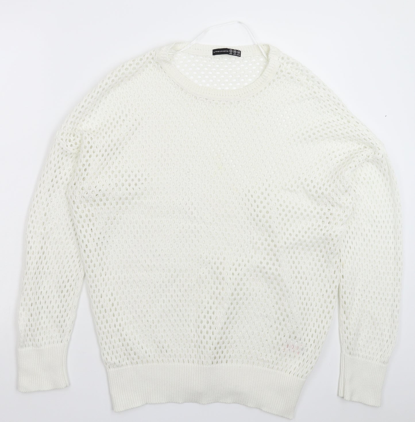 Atmosphere Womens White  Knit Pullover Jumper Size 18
