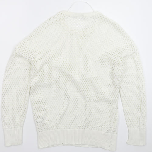 Atmosphere Womens White  Knit Pullover Jumper Size 18