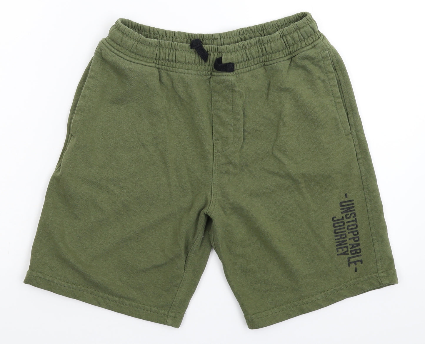 George Boys Green   Sweat Shorts Size 12-13 Years