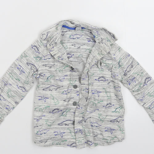 TU Baby Grey   Basic Button-Up Size 18-24 Months