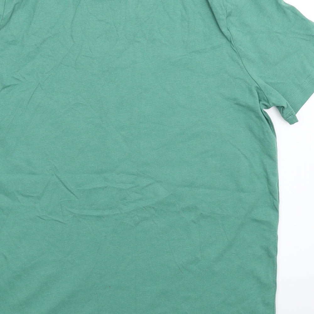 F&F Boys Green   Basic T-Shirt Size 12-13 Years