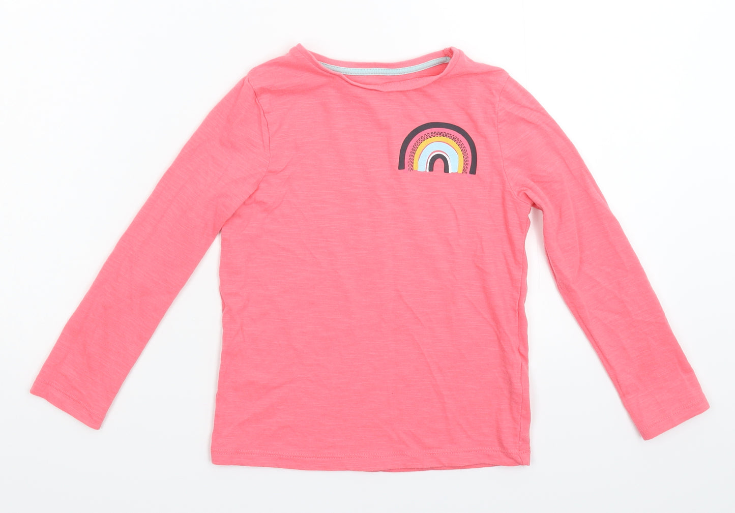 F&F Girls Pink   Basic T-Shirt Size 5-6 Years