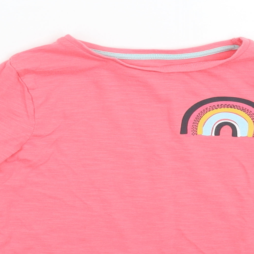 F&F Girls Pink   Basic T-Shirt Size 5-6 Years