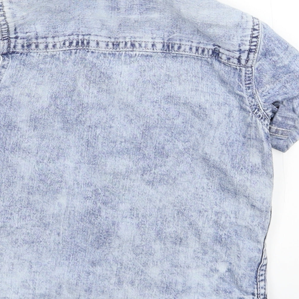 NEXT Baby Blue  Denim Basic Button-Up Size 9-12 Months