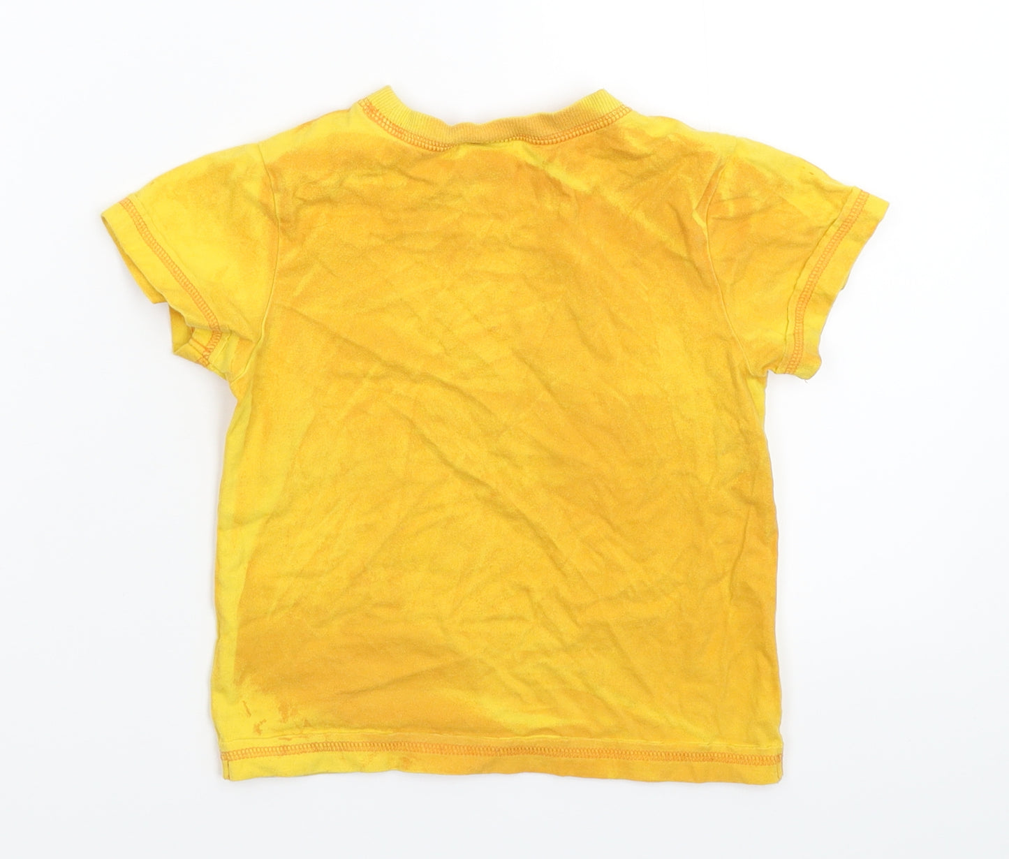 Adams Boys Yellow   Basic T-Shirt Size 2 Years