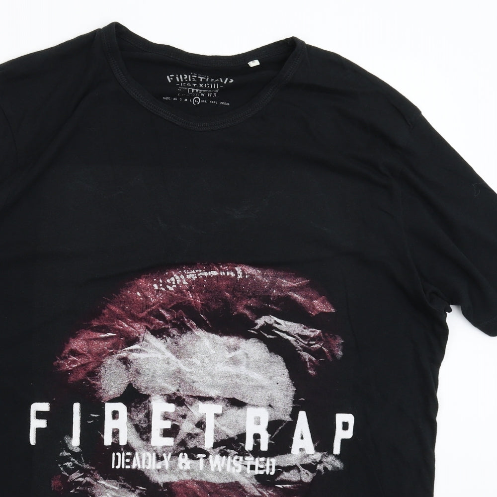 Firetrap Womens Black   T-Shirt Dress  Size XL