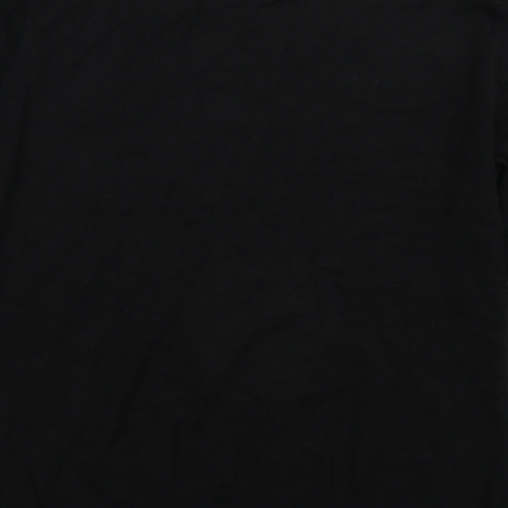 Wallis Womens Black  Knit Pullover Jumper Size 16