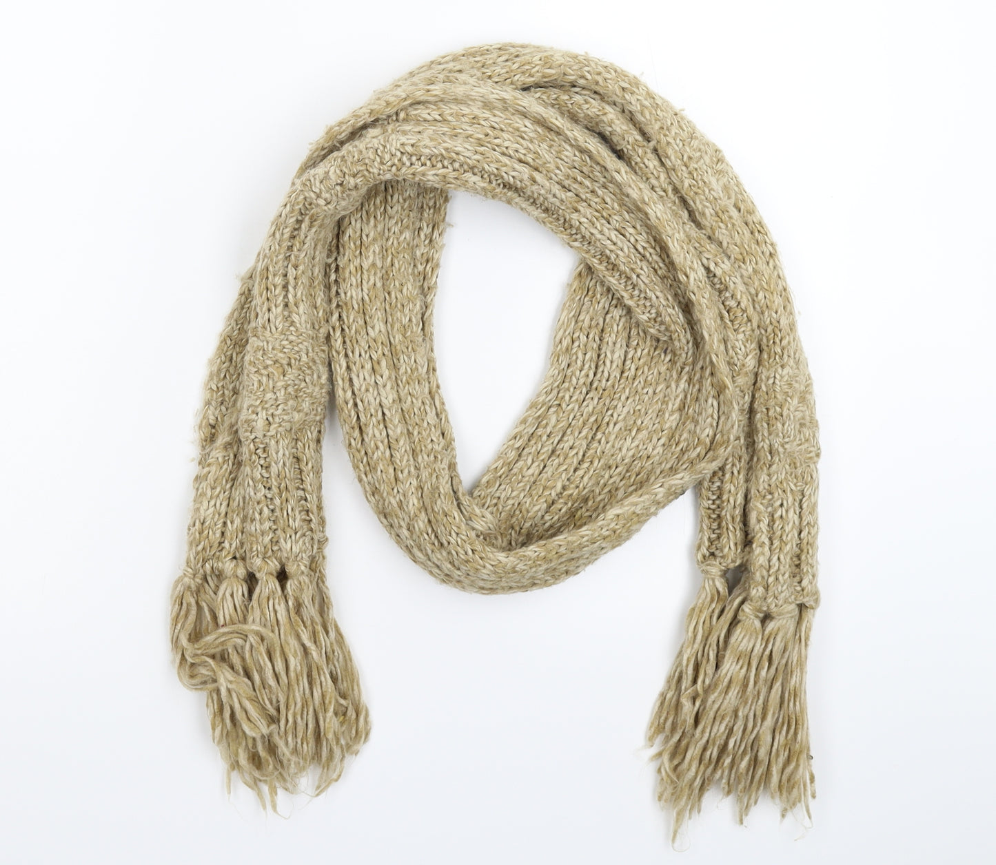 Preworn Womens Beige  Knit  Scarf