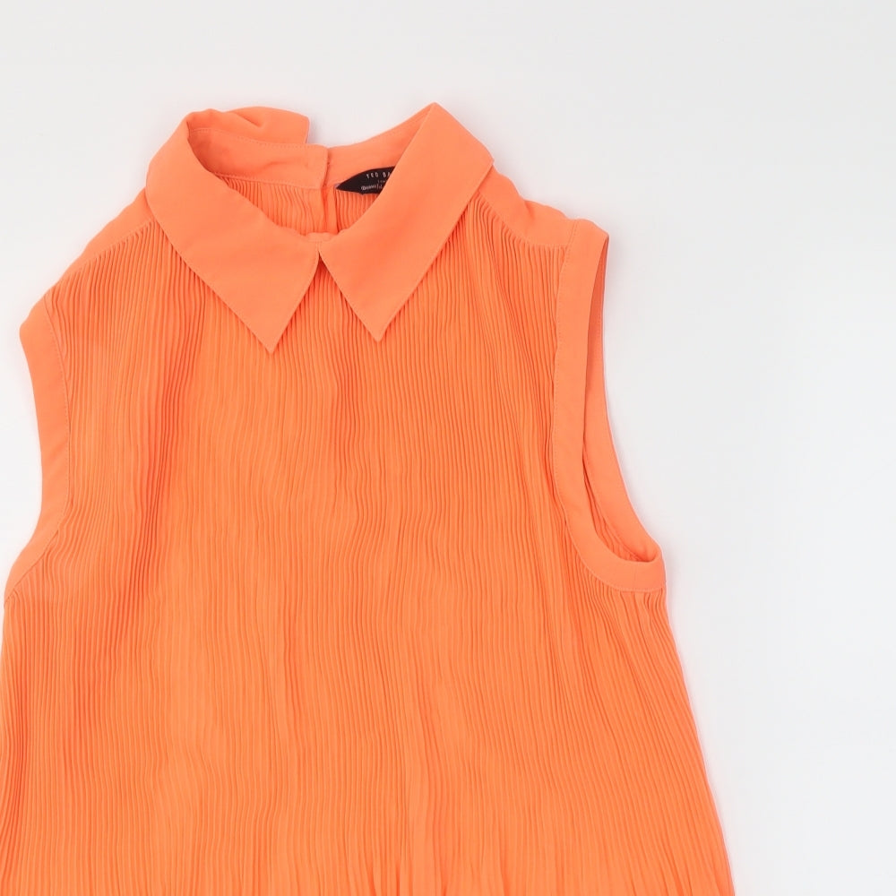 Ted Baker Womens Orange   Basic Blouse Size S