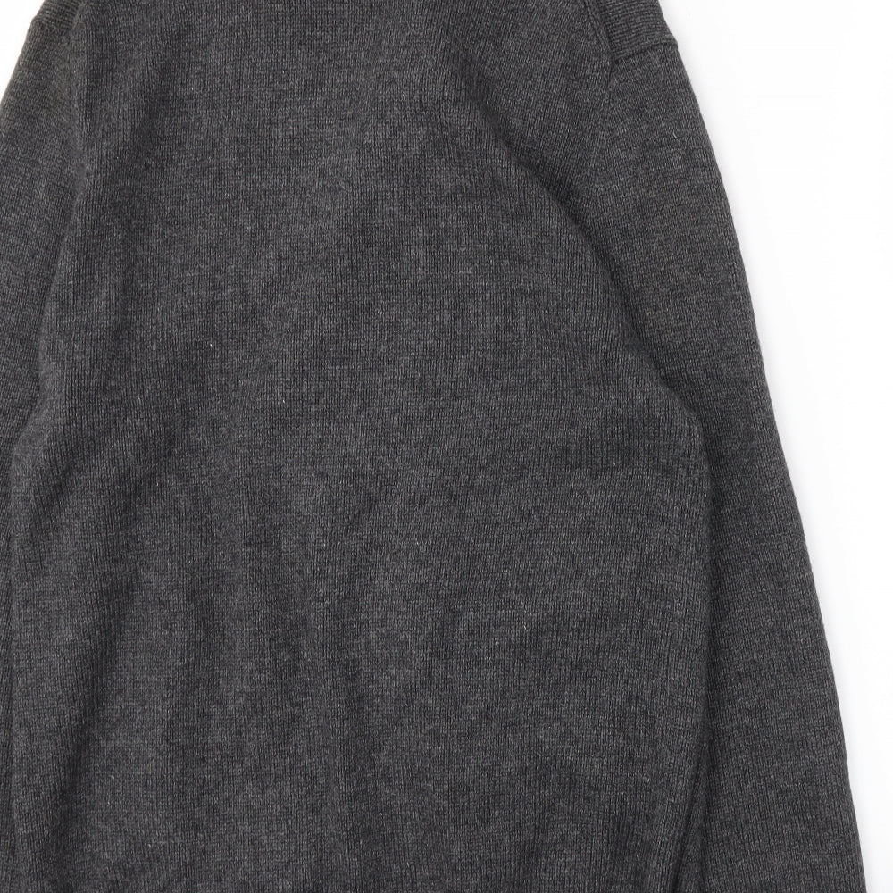 Preworn Mens Grey   Cardigan Jumper Size M