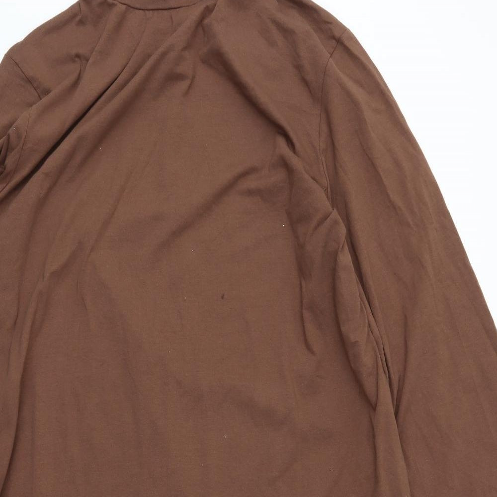 Boohoo Womens Brown   Tunic Blouse Size 26
