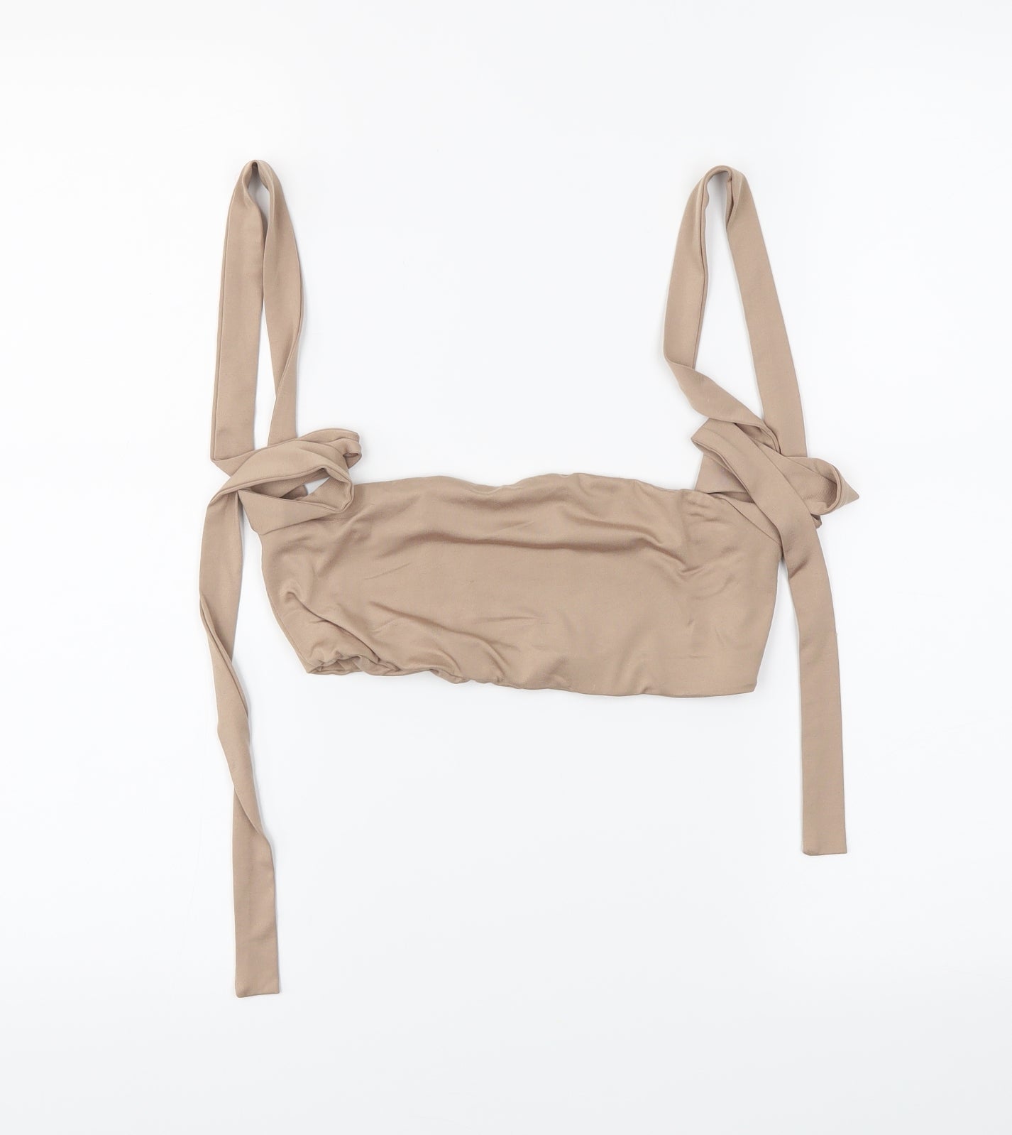 ohh polly Womens Beige   Cropped Tank Size 8