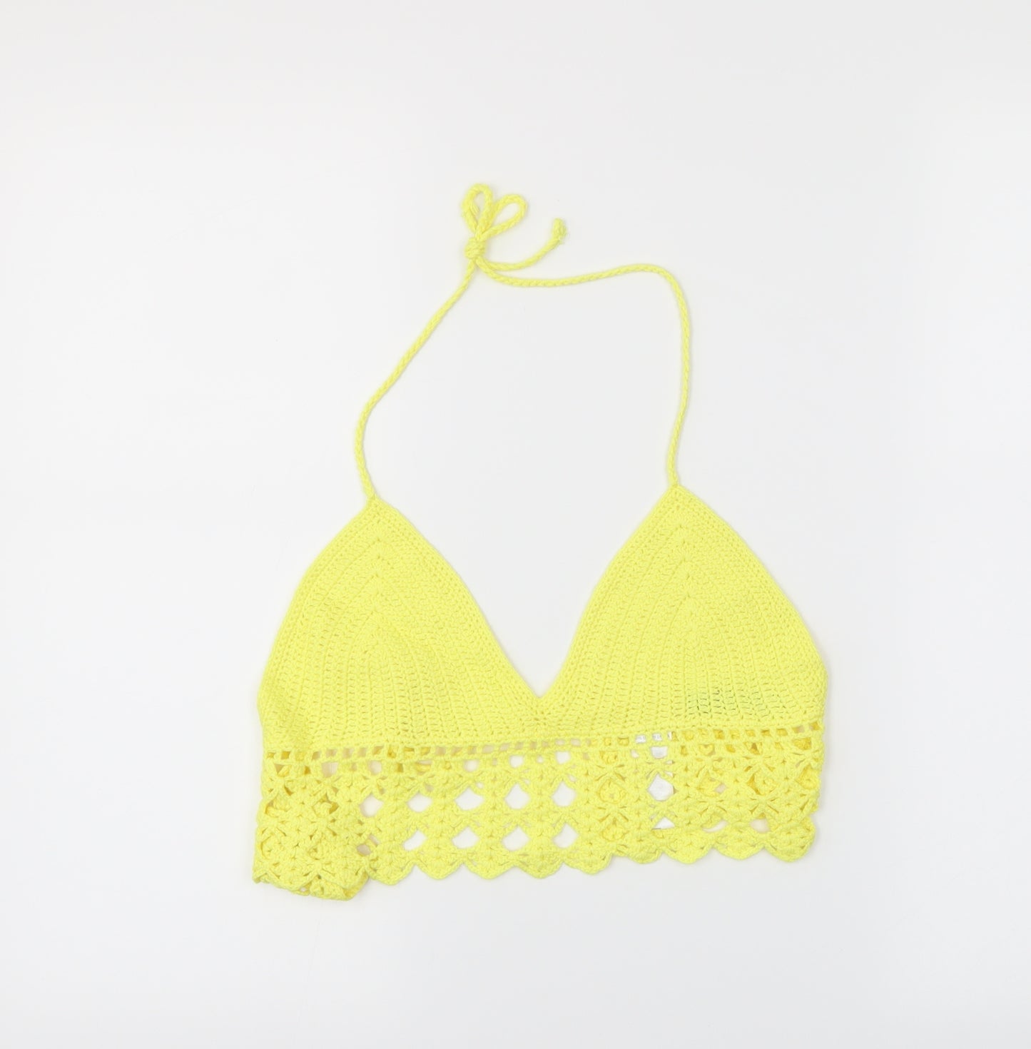 Atmosphere Womens Yellow   Cropped Tank Size XS