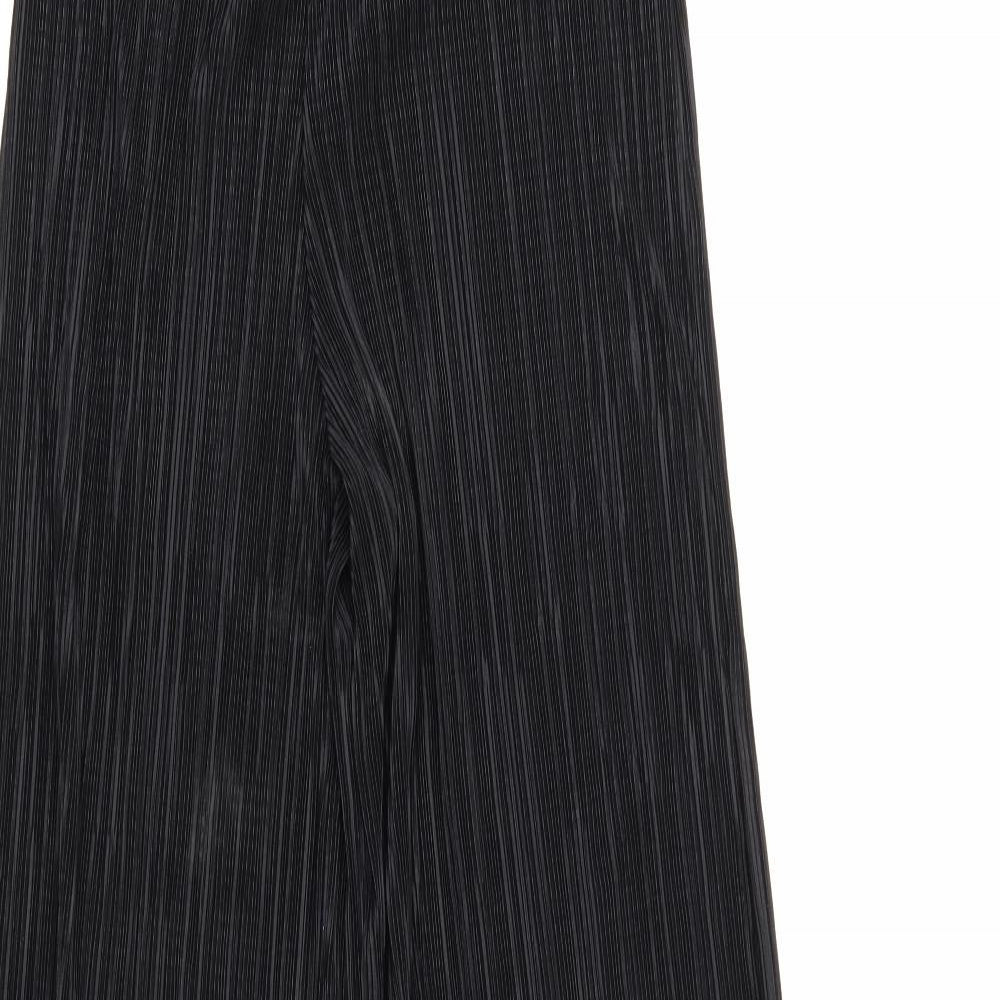 Boohoo Womens Black   Trousers  Size 10 L31 in